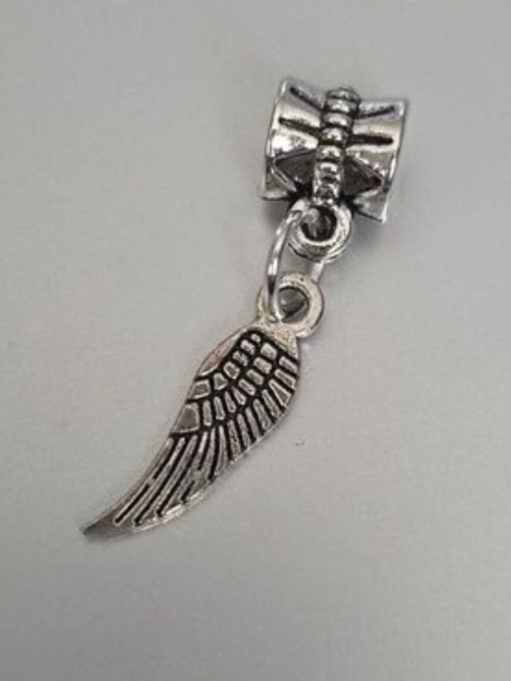 Angel Wings Charm for European Style Bracelets Fits Pandora Syst…